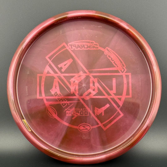 Z Swirl Luna - Stock Z Stamp - Misprint