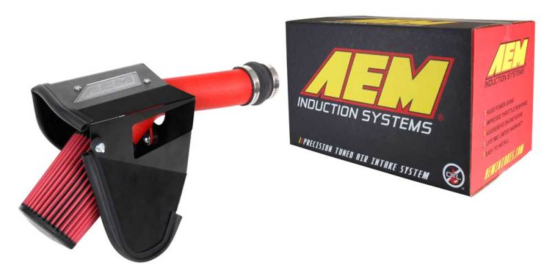Load image into Gallery viewer, AEM Induction 2019 Subaru WRX STI 2.5L Cold Air Intake - Wrinkle Red 21-863WR
