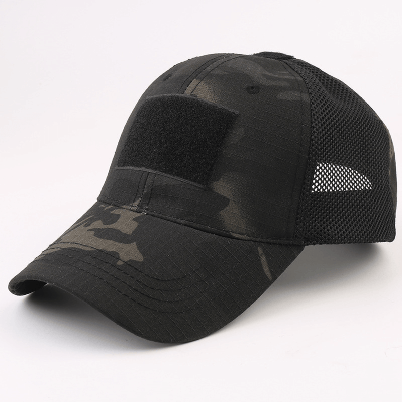 Load image into Gallery viewer, Tactical-Style Patch Hat with Adjustable Strap
