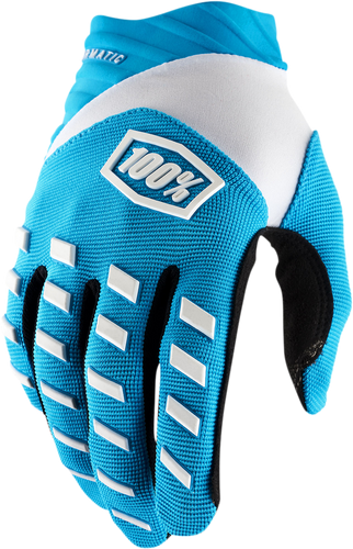 100% Airmatic Gloves - Blue - Large 10000-00007