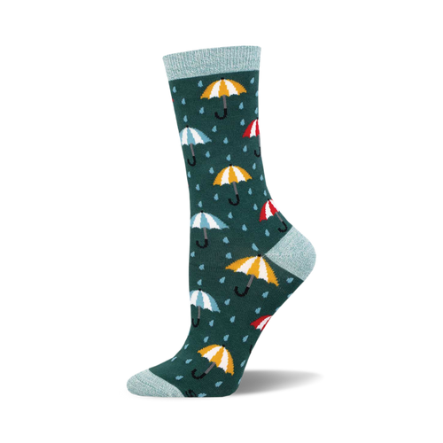 Umbrellas In The Rain Bamboo