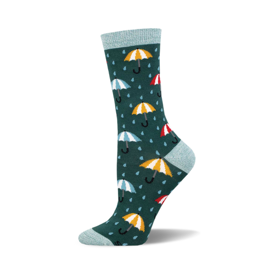 Umbrellas In The Rain Bamboo