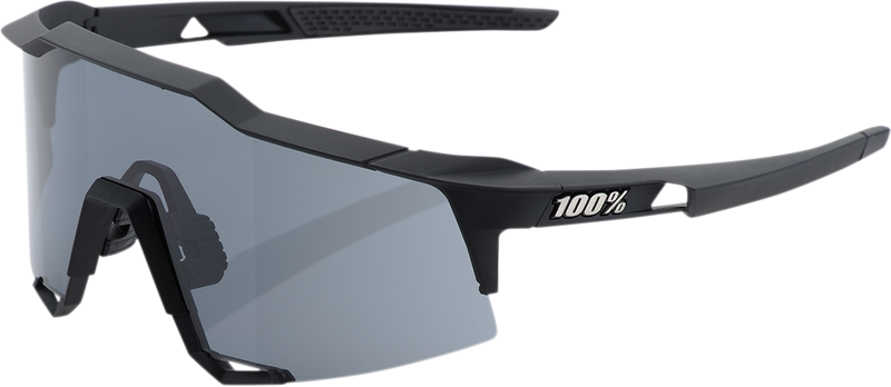 Load image into Gallery viewer, 100% Speedcraft Sunglasses - Black - Smoke 60007-00001
