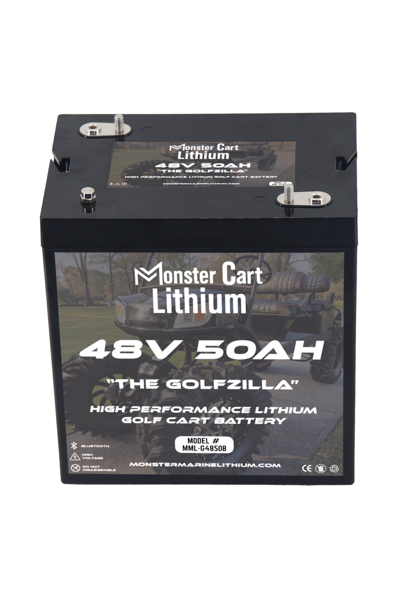 Load image into Gallery viewer, 48V 50AH - "THE GOLFZILLA" - BLUETOOTH HIGH PERFORMANCE LITHIUM GOLF CART BATTERY - GC2 GROUP
