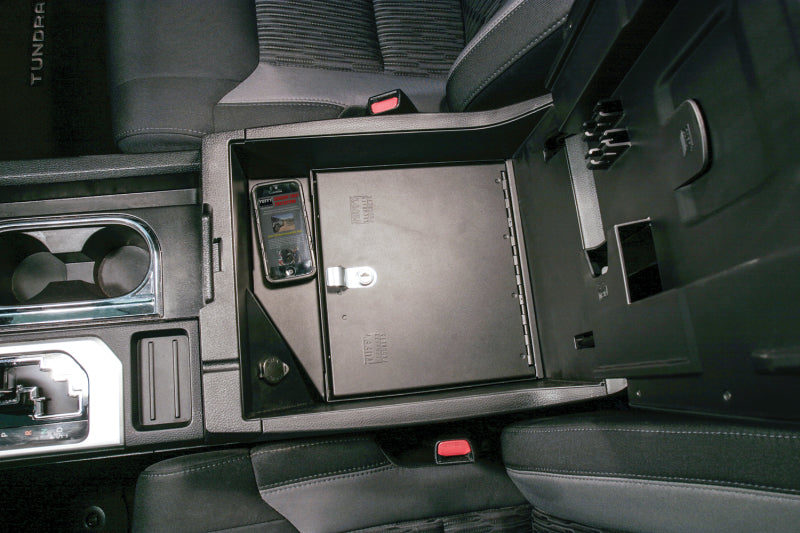 Load image into Gallery viewer, Tuffy Console Safe W/ Keyed Lock For Toyota Tundra W/ Flow Thru Console

