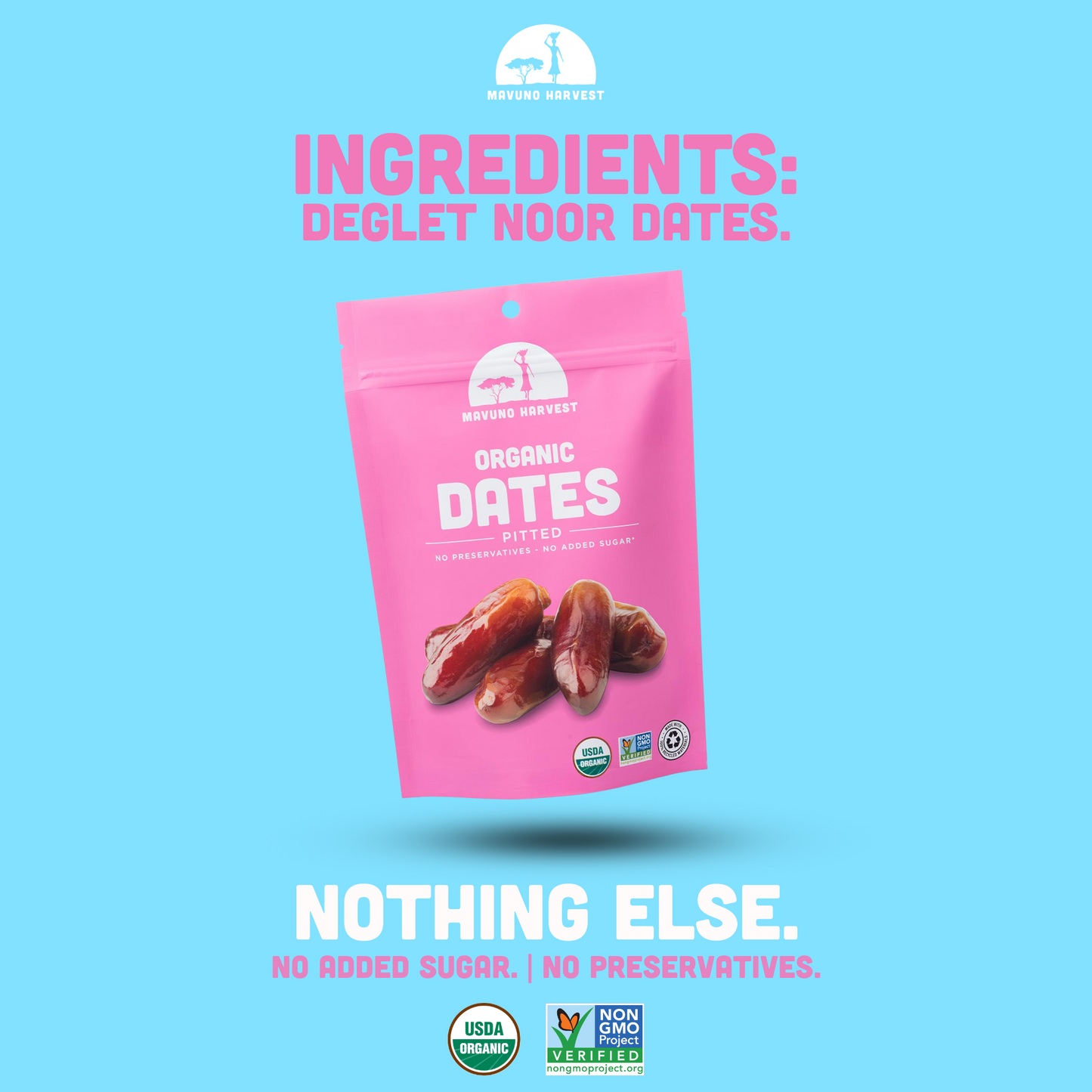 Organic Pitted Dates