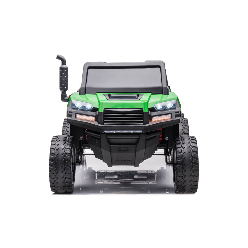 Load image into Gallery viewer, 24V 6 Wheeler Magic Cars Tractor Trailer 2 Seater Ride-on with Dump Cart and Parental Remote
