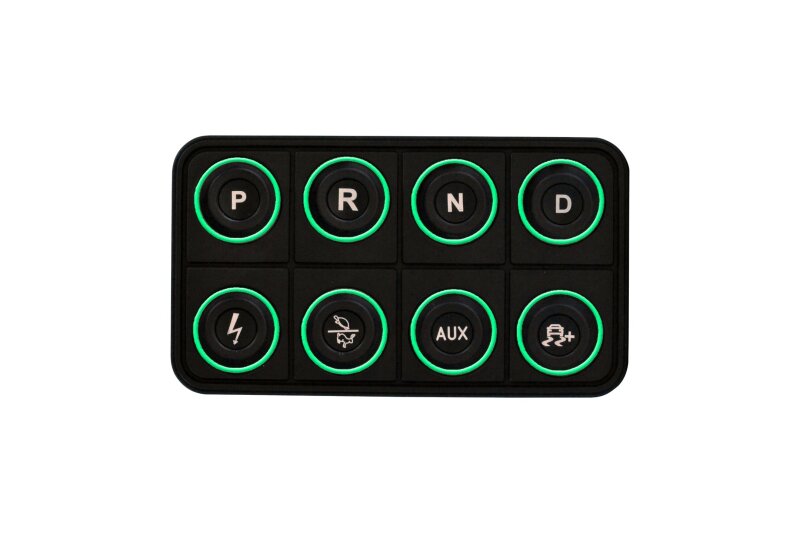 Load image into Gallery viewer, AEM EV 8 Button Keypad CAN Based Programmable Backlighting 30-8400
