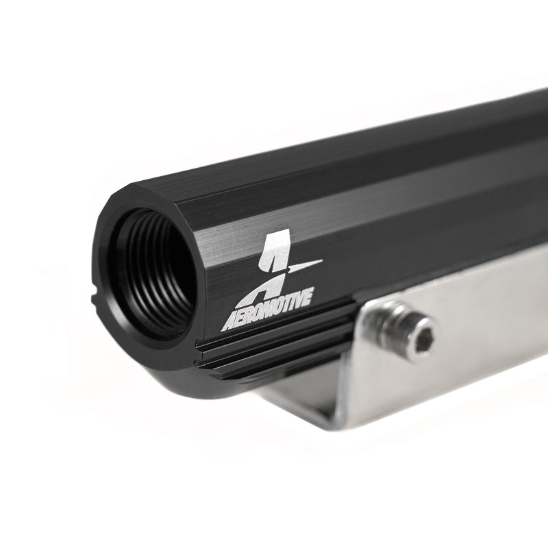 Load image into Gallery viewer, Aeromotive 02-14 WRX / 07-20 STI Top Feed Fuel Rails - Black 14169
