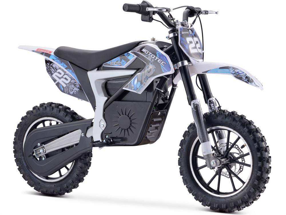Electric Dirt Bike 36v 500w Lithium Blue - Skoutley Outdoors LLC