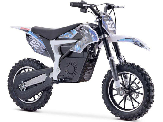 Electric Dirt Bike 36v 500w Lithium Blue - Skoutley Outdoors LLC