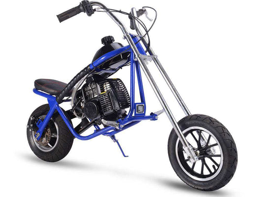 Gas Mini Chopper 49cc Blue - Skoutley Outdoors LLC