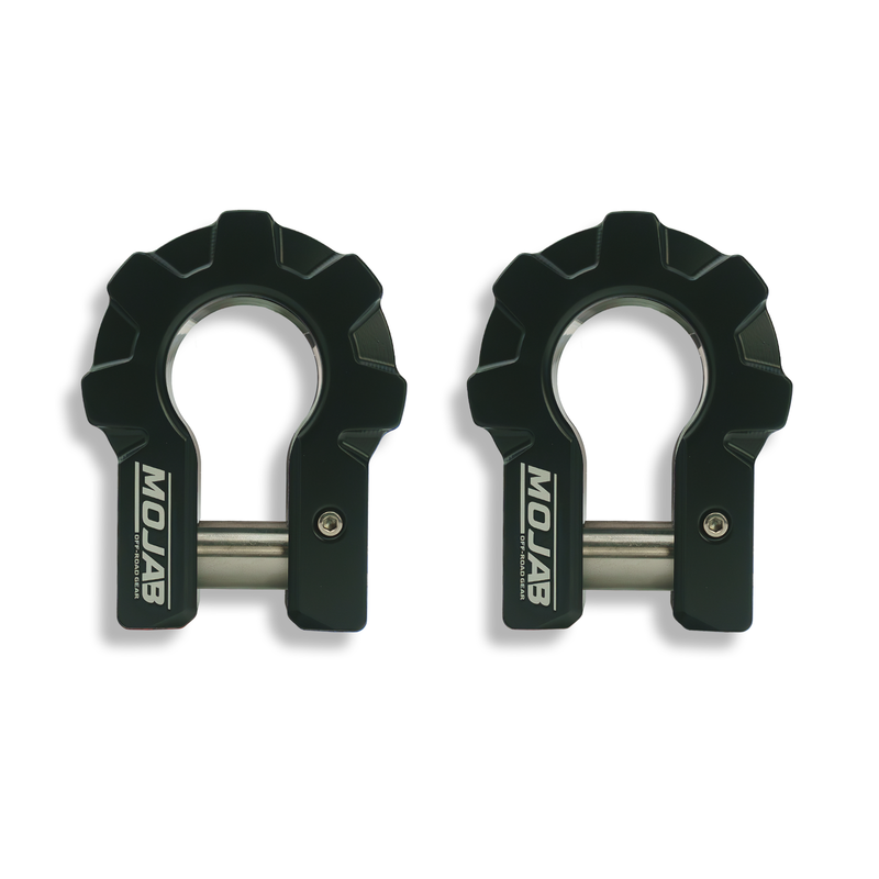 Load image into Gallery viewer, 3/4'' Extreme duty Aluminum D-Shackle set (9T)-Ceramic coated (LIFETIME WARRANTY*)
