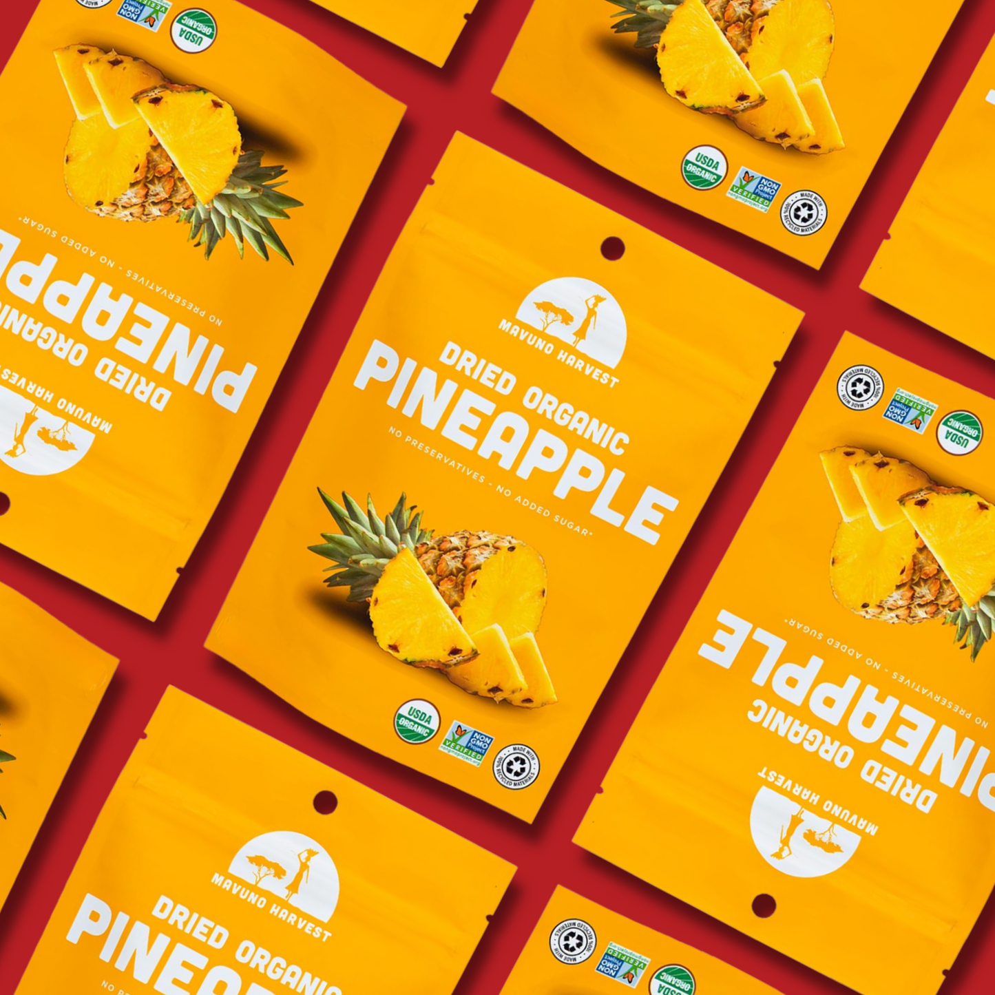 Organic Dried Pineapple