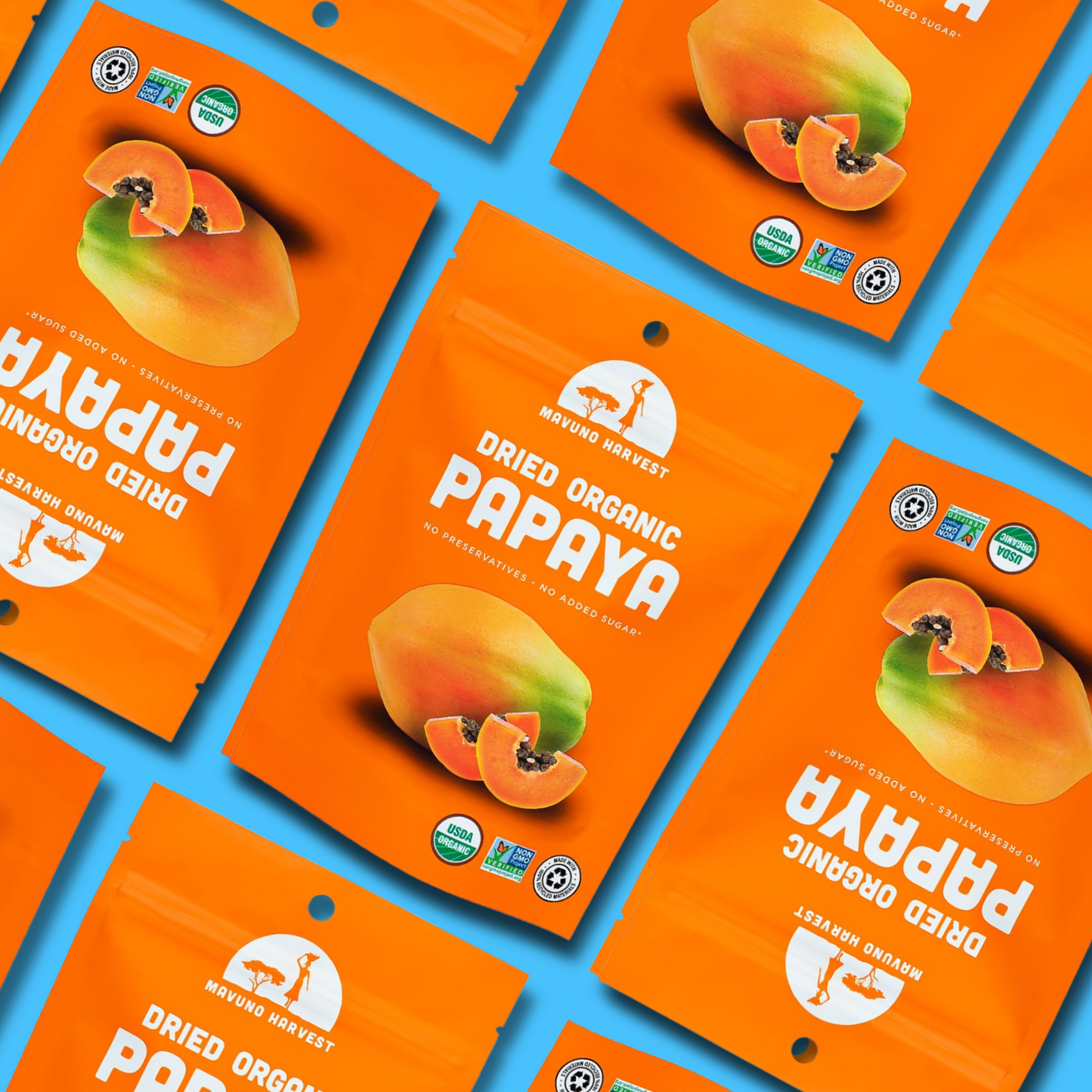 Organic Dried Papaya