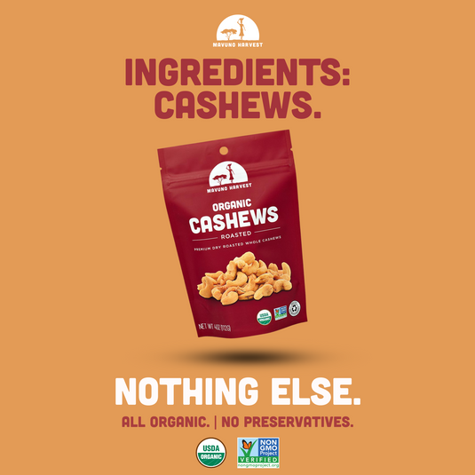 Organic Dry Roasted Cashews