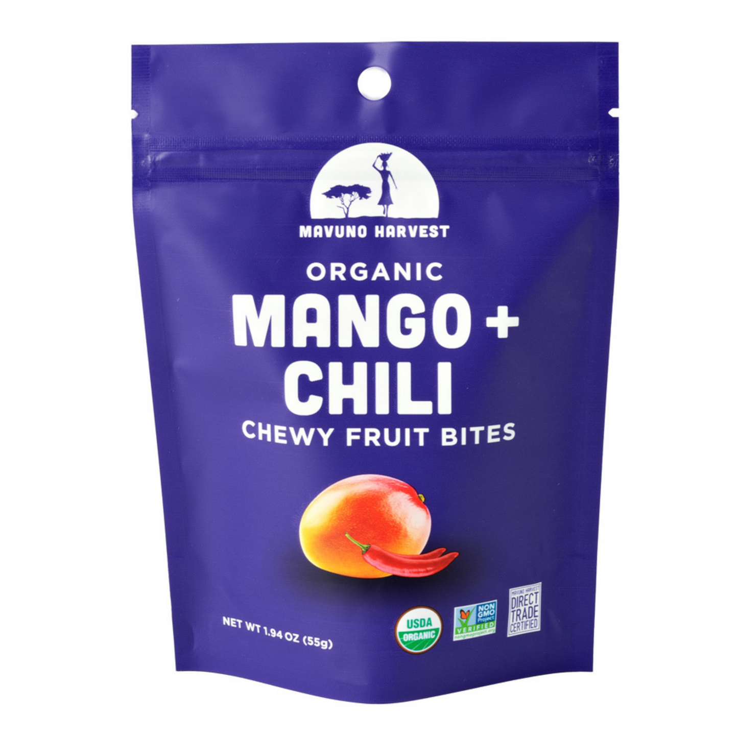 Organic Fruit Bites: Mango & Chili