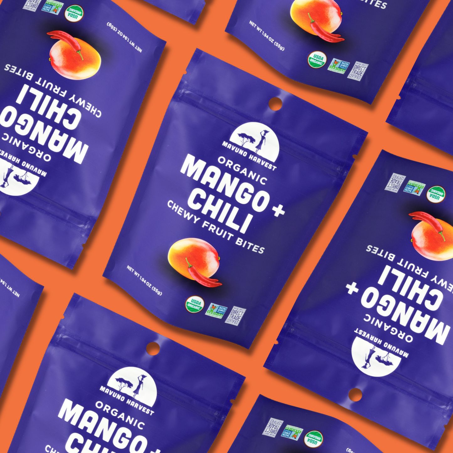 Organic Fruit Bites: Mango & Chili