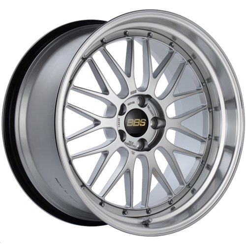 BBS LM 20x10.5 5x114.3 ET20 CB66 Diamond Silver Center Diamond Cut Lip Wheel