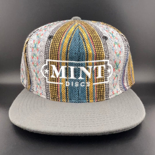 Flat Bill Snapback Hat - Aztec - Mint Discs