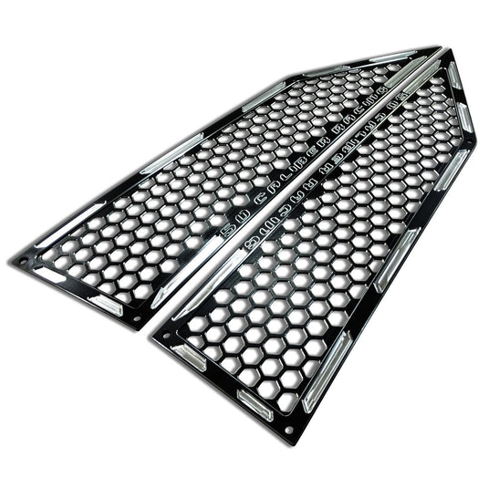 RZR XP Turbo Billet Air Intake Grille Bezel Kit
