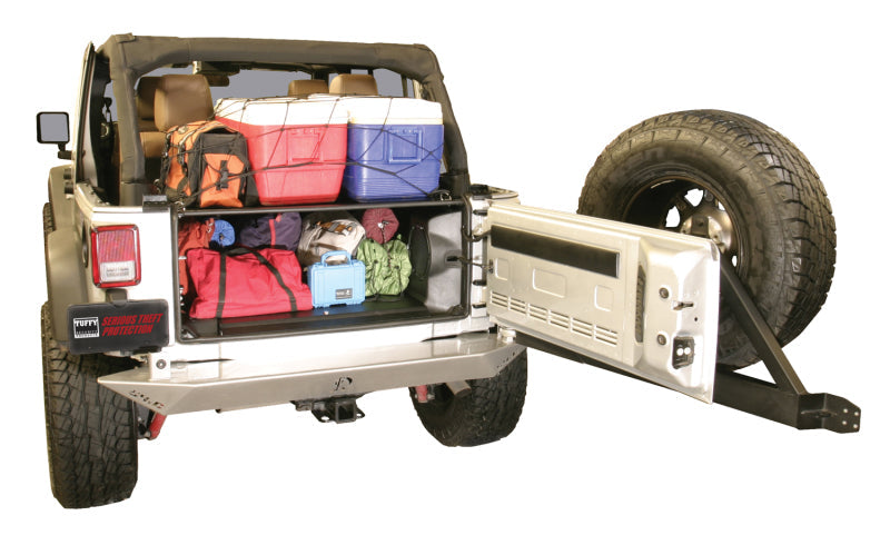 Load image into Gallery viewer, Tuffy Jk Unlimited Tailgate Enclosure- Black For 2011+
