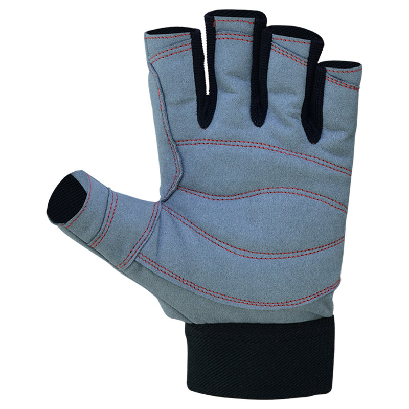 Load image into Gallery viewer, Sailing Gloves All Cut Fingers Blue Grey kayaking watersports
