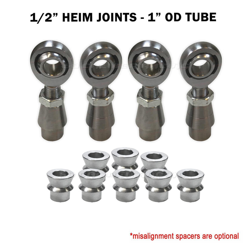 Load image into Gallery viewer, Sway Bar Link Fab Kit -  1/2" Chromoly Heim - 1" OD Tubing
