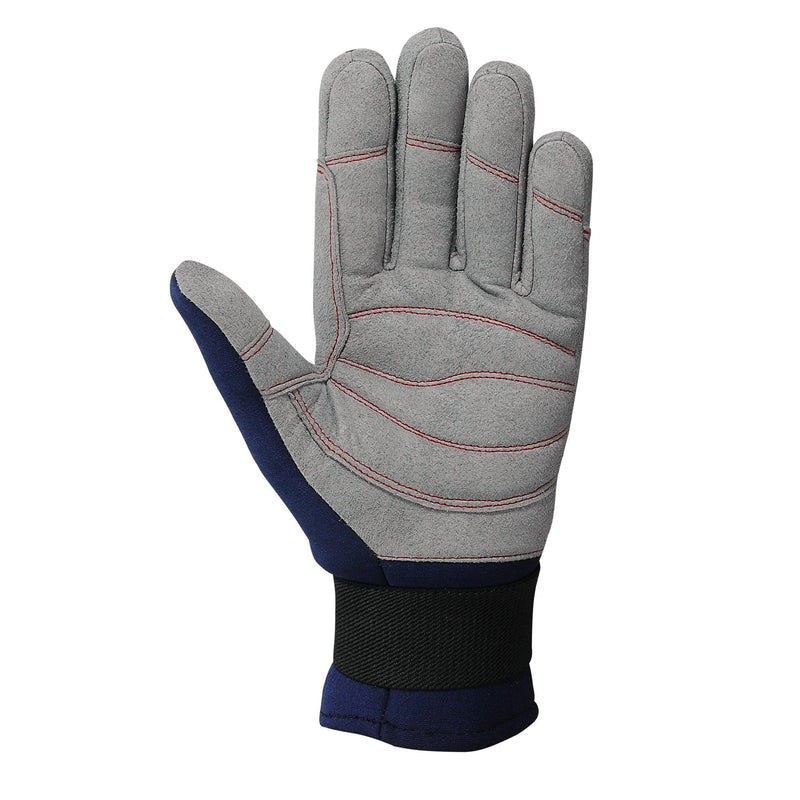 Load image into Gallery viewer, Sailing Gloves Full Finger Cold Weather Blue Grey Amara Neoprene
