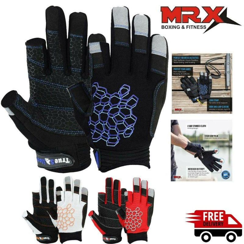 Load image into Gallery viewer, Sailing Gloves 2 Cut Fingers Unisex For Kayaking, Water Sports 8683
