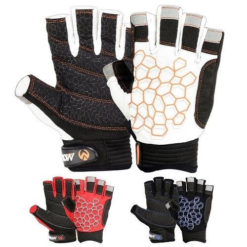 Load image into Gallery viewer, Sailing Gloves With Sticky Palm 3-4 Cut Fingers Kayaking &amp; More Unisex

