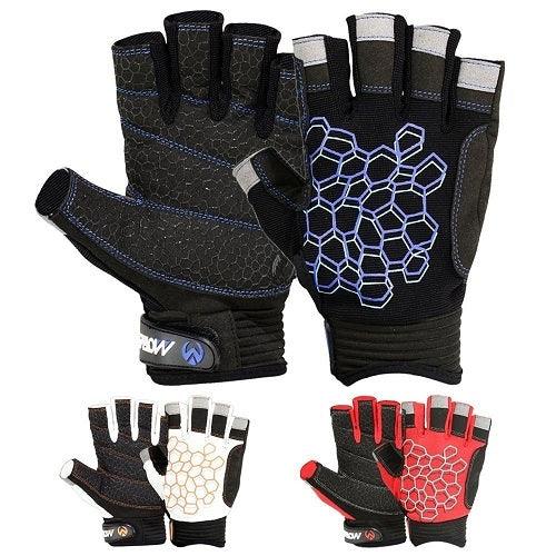 Load image into Gallery viewer, Sailing Gloves With Sticky Palm 3-4 Cut Fingers Kayaking &amp; More Unisex
