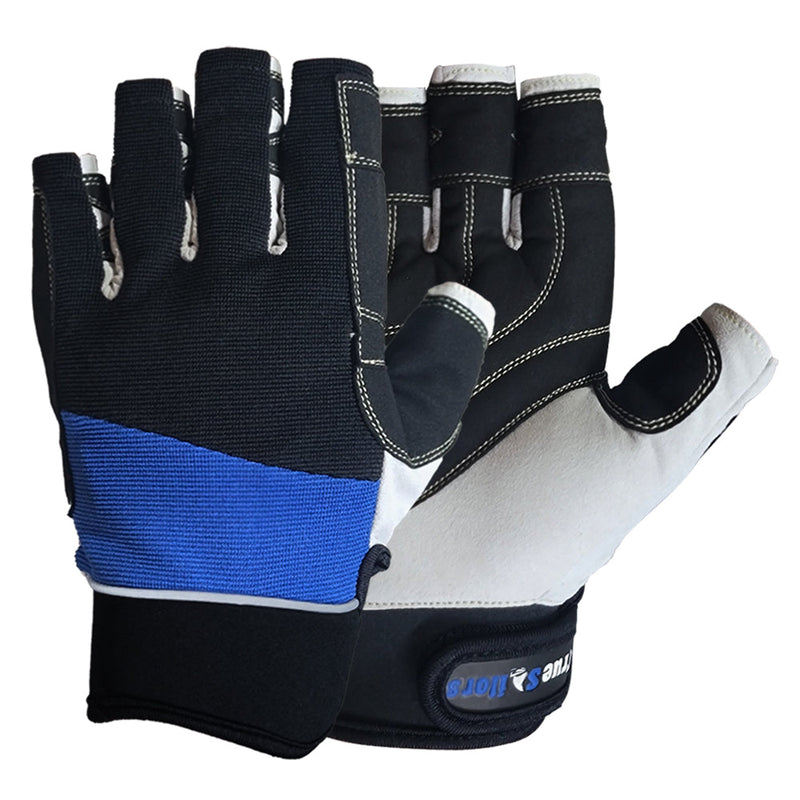 Load image into Gallery viewer, True Sailors Sailing Gloves Kayaking Yachting Dinghy Rope Fishing Tool Short Finger Glove
