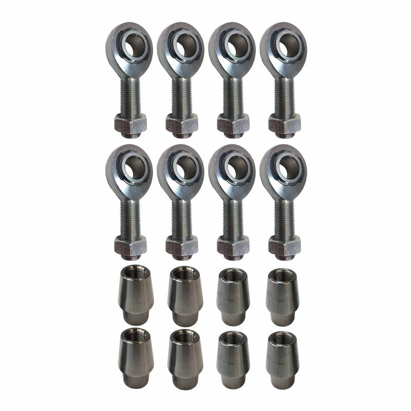 Load image into Gallery viewer, 4 Link Rod End Kit - 1/2" Chromoly Heim - 1" OD Tubing
