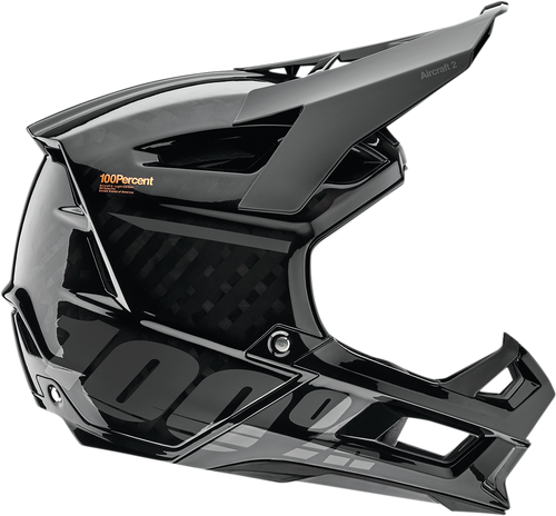 100% Aircraft 2 Helmet - Black - Large 80002-00003