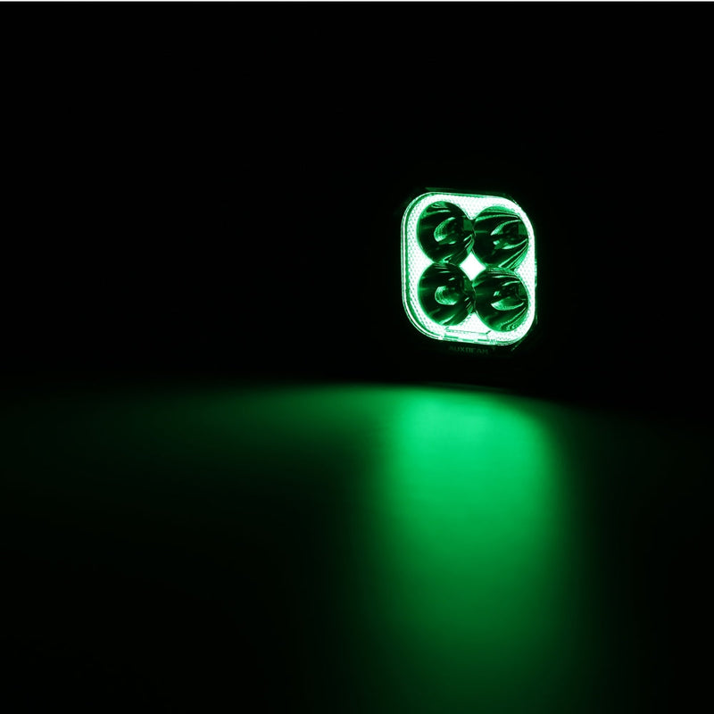 Load image into Gallery viewer, Color Play Series 3 Inch 116W RGB LED Pod Lights Off Road Lights With 8 Backlight Options
