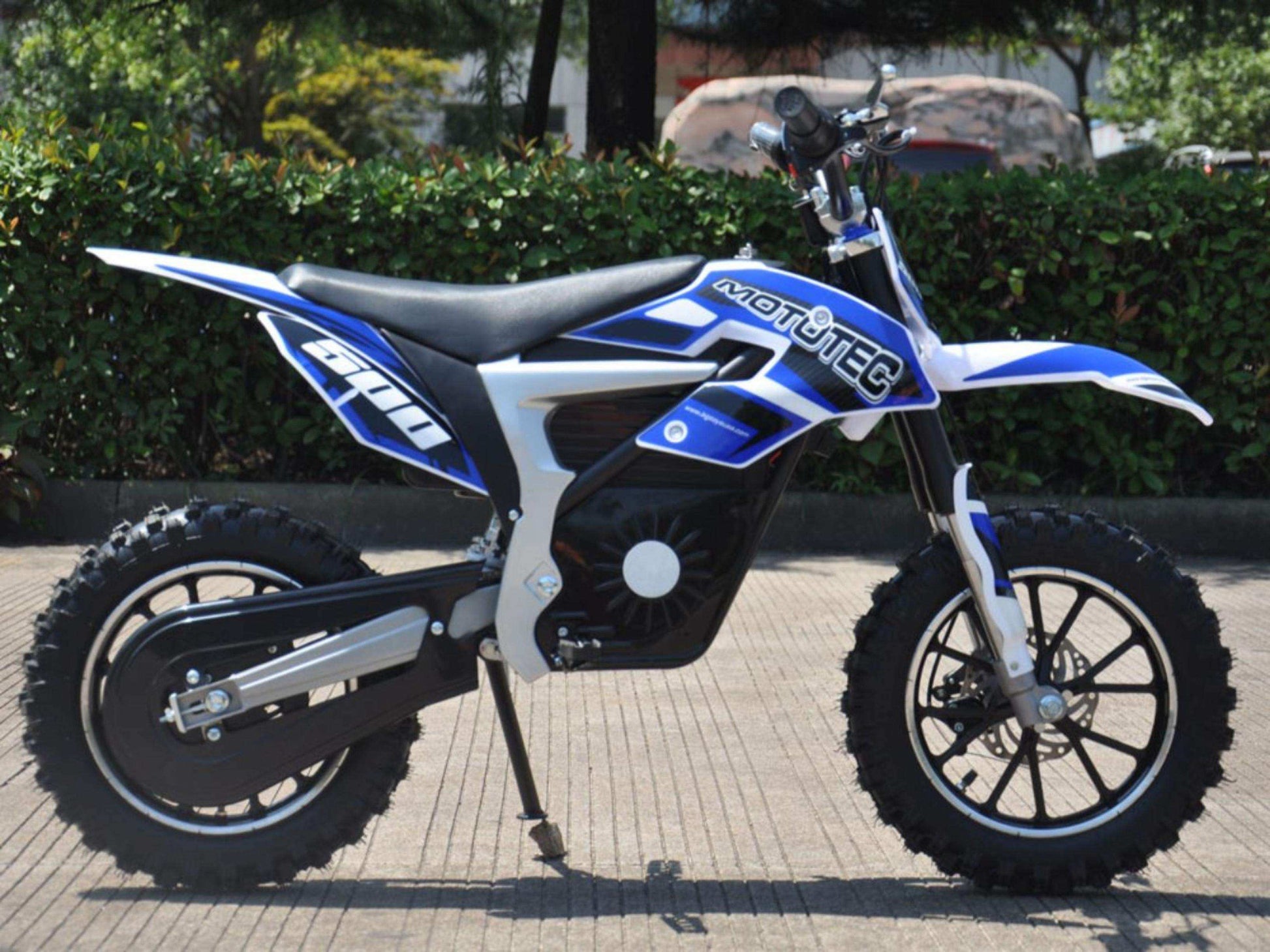 Electric Dirt Bike 36v 500w Lithium Blue - Skoutley Outdoors LLC