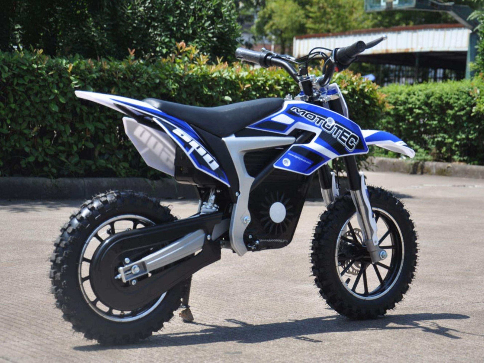 Electric Dirt Bike 36v 500w Lithium Blue - Skoutley Outdoors LLC