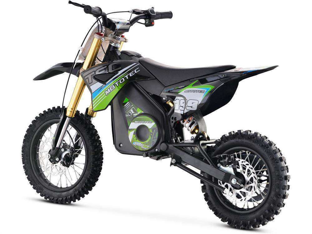Mototec 36v Pro Electric Dirt Bike 1000w Lithium Green - Skoutley Outdoors LLC
