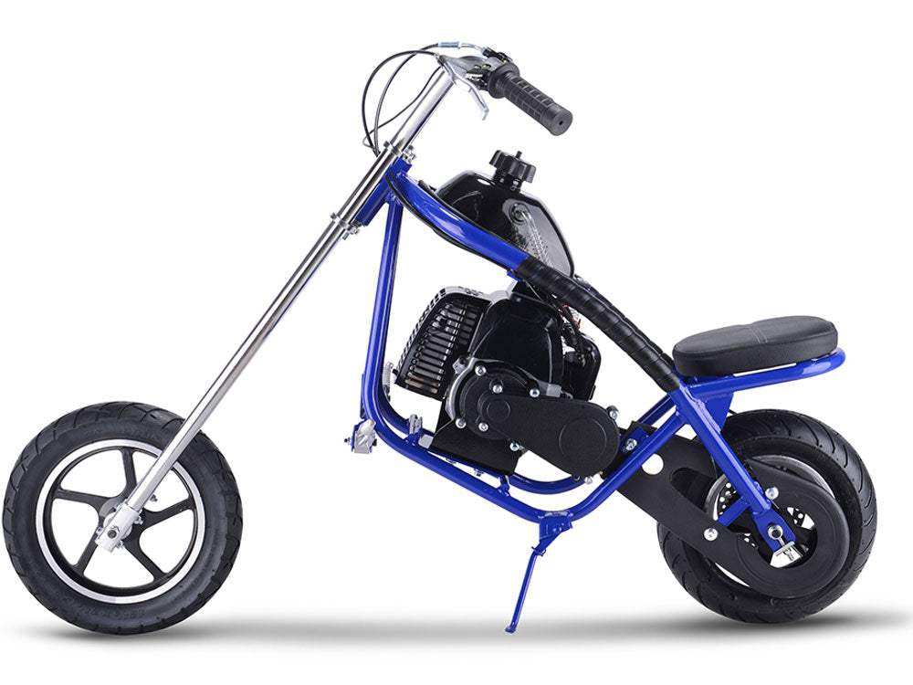 Gas Mini Chopper 49cc Blue - Skoutley Outdoors LLC