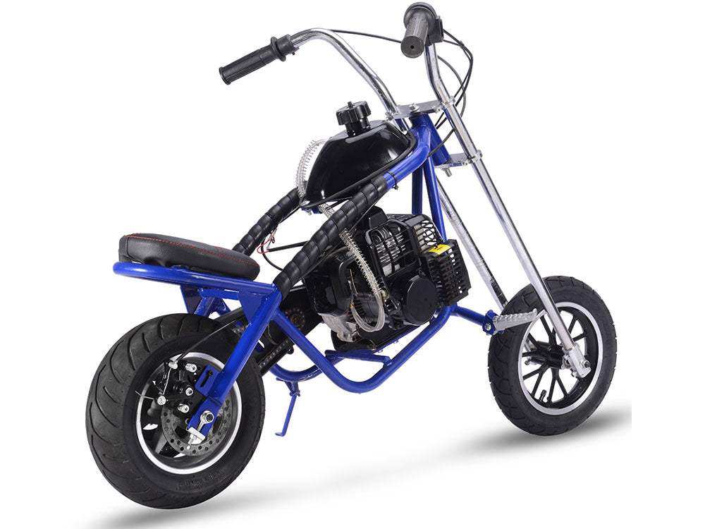 Gas Mini Chopper 49cc Blue - Skoutley Outdoors LLC