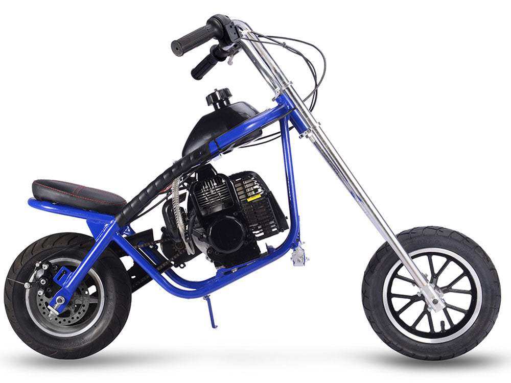 Gas Mini Chopper 49cc Blue - Skoutley Outdoors LLC