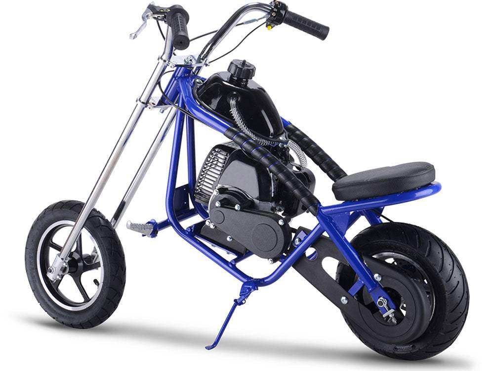 Gas Mini Chopper 49cc Blue - Skoutley Outdoors LLC