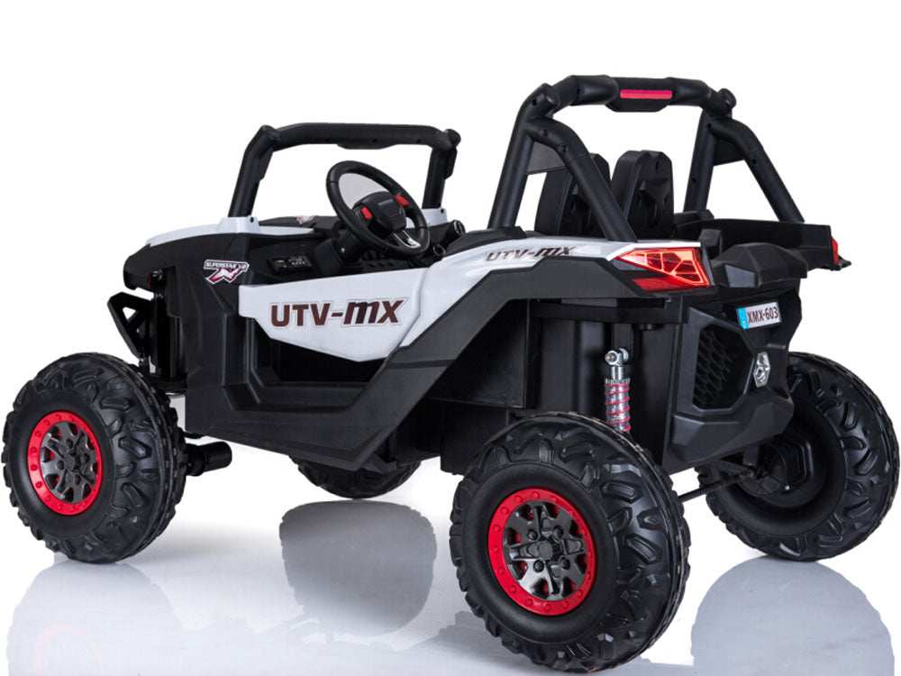 Mini Moto Utv 4x4 12v White (2.4ghz Rc) - Skoutley Outdoors LLC