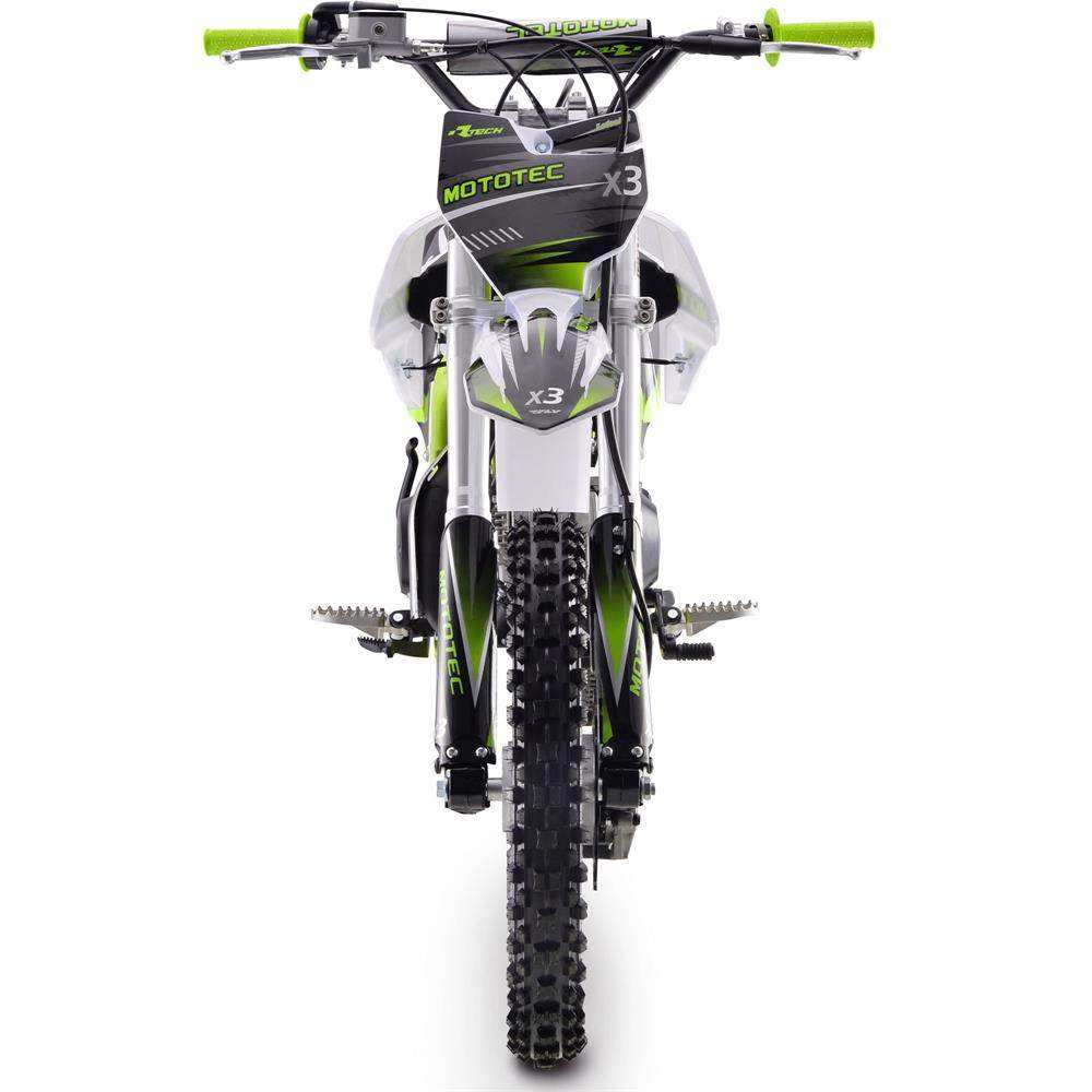 Mototec X3 125cc 4-stroke Gas Dirt Bike Green - Skoutley Outdoors LLC