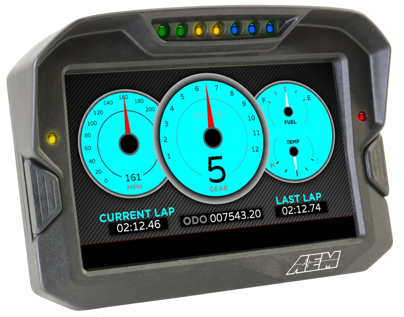 Load image into Gallery viewer, AEM Electronics Digital Dash, CD-7G, Carbon Housing, GPS, CAN Bus, Kit
