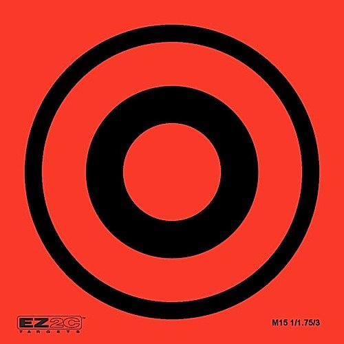 Load image into Gallery viewer, 100 EZ2C Mini Shooting Targets, Bright Fluorescent Self-Adhesive 3.5" x 3.5" USA MADE (Pack of 100)
