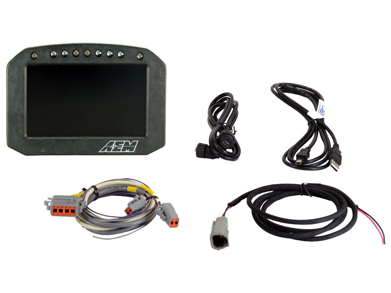 Load image into Gallery viewer, AEM CD-5L Carbon Logging Flush Digital Dash Display 30-5601F

