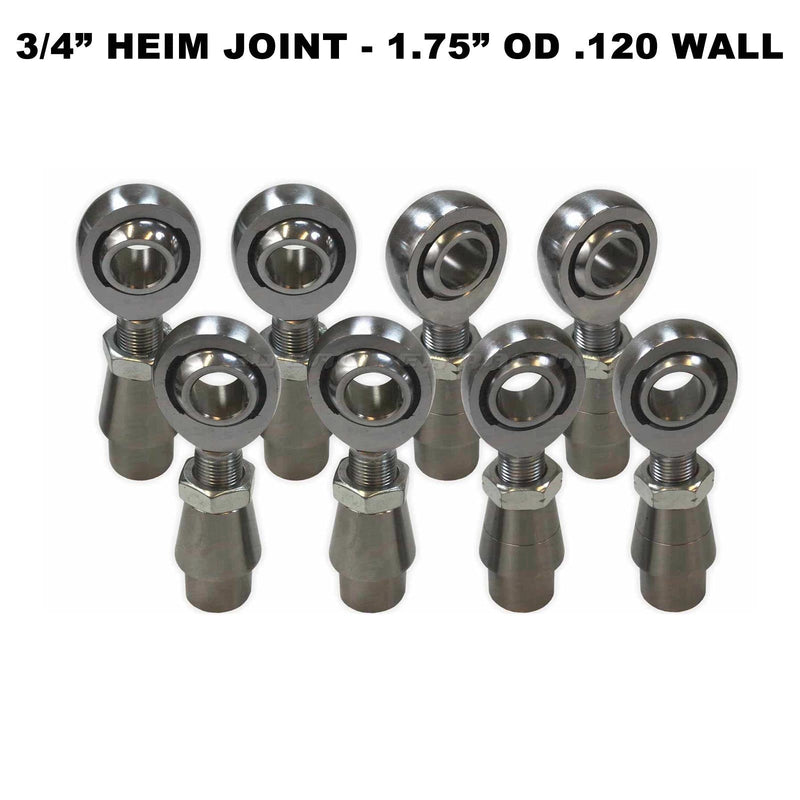 Load image into Gallery viewer, 4 Link Rod End Kit -  3/4" Chromoly Heim - 1.75" OD Tubing
