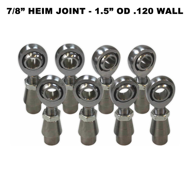 Load image into Gallery viewer, 4 Link Rod End Kit -  7/8" Chromoly Heim - 1.5" OD Tubing
